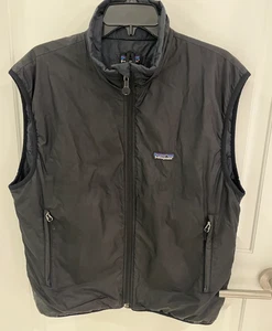 Vintage Patagonia Mens Medium MARS Puffball Vest 84015F5 RARE Black - Picture 1 of 8