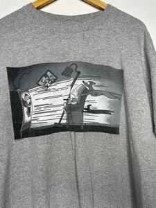 VTG Y2K Delta Pro Weight Men's Adult Bart Simpson Gray Shirt XL - Picture 1 of 8