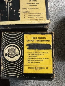 Transformador de salida ultralineal One Stancor A-8072 AMPLIFICADOR DE TUBO RARO KT66 WILLIAMSON - Imagen 1 de 8