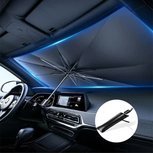 UV Protection Car Sun Shade Car Windshield Sunshade for Cars SUV Trucks - Photo 1/13