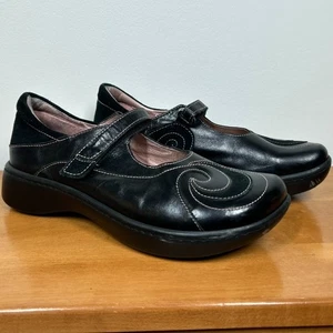 Zapatos Naot Sea Mary Jane para mujer EE. UU. 8 UE 39 negro gamuza cuero brillante cómodos - Imagen 1 de 18