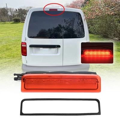 For 03-20 VW Caddy Third Center High Level Rear Brake Lamp Light 2K0945087C Red - image 1 of 4