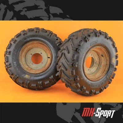 95-99 1998 Bayou 400 OEM llantas traseras ruedas neumáticos conjunto de montaje  Foto 1 de 4