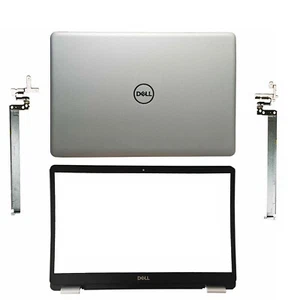 Nuevo para Dell Inspiron 15 5584 cubierta trasera superior plateada 0GYCJR y bisagras de bisel delantero - Imagen 1 de 6