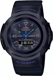CASIO G-SHOCK AWG-M520VB-1AJF Virtual Blue Series Radio Solar Watch Black Men's - Picture 1 of 4