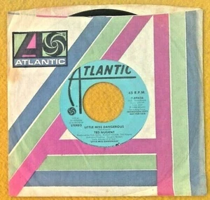 TED NUGENT " LITTLE MISS DANGEROUS " SUPER USA DEMO 45 WITH DJ EDIT - Picture 1 of 6