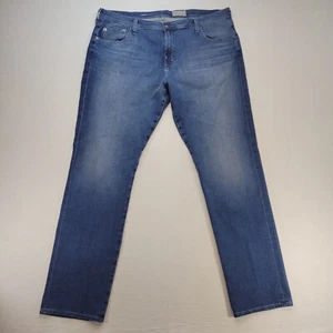 AG Adriano Goldschmied Jeans Mens 40x34 Blue Graduate Tailored Medium Wash Denim - Picture 1 of 12