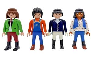 Playmobil Figuren zu Reiterhof Frau Figur für Pferde City Life Konvolut 4 Stück - Zdjęcie 1 z 6