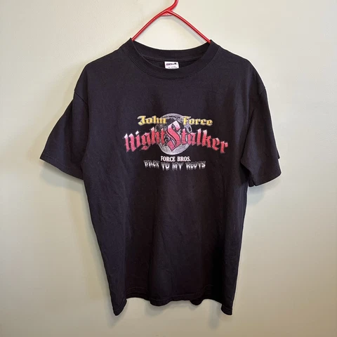 Vintage John Force NHRA T Shirt Size Large Cover