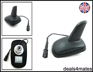 Antenna auto AM FM tetto pinna di squalo nera adatta per VW Passat B5 Jetta Golf 4 5 - Foto 1 di 1