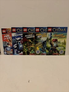 Lot Of 5: Lego Legends Of Chima Paperback Books (Pre-Owned) - Picture 1 of 1