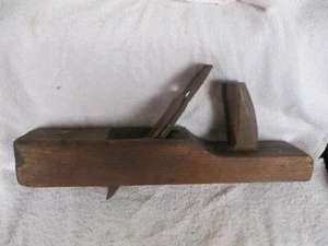 Antique WOODEN 16" Block Plane New York Tool Co w/W. BUTCHER Blade Assembly - Picture 1 of 8