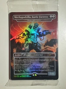 Rare Mechagodzilla Battle Fortress FOIL / Hangarback Walker NM/M Promo Magic MTG - Bild 1 von 3