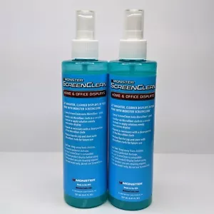 Lot of 2 NEW Monster ScreenClean Alcohol Free Liquid Gel Cleaner 237 mL (8oz ea) - Picture 1 of 5