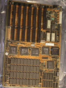 Biostar MBVLSI-168 B AT motherboard for 286 CPU ISA DIP FOR PARTS OR REPAIR - Picture 1 of 10