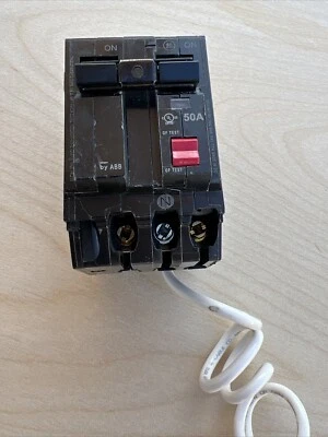 GE Ground Fault Circuit Interrupter 50A 120/240 VAC THQL2150GFT2 - Image 1 of 4