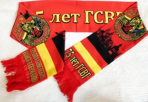 75 Años de Grupo de Tropas Soviéticas en Alemania Bufanda Sedosa Doble Cara 155cm Nueva - Imagen 1 de 8