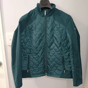 Ariat Brisk Quilted Softshell Jacket Womens Large, Green Riding Western Puffer - Picture 1 of 12