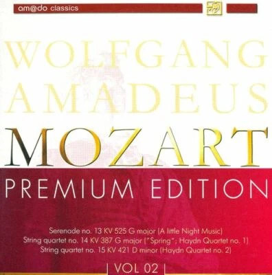 MOZART: "HAYDN" STRING QUARTETS K387  K421 K428 K458 + SERENADE K525 - 2 NEW CDs - Image 1 of 4