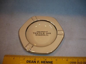 textile inn wyomissing pa advertising ashtray - Picture 1 of 1
