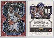 2022-23 Panini Prizm Draft Picks Rated Prospect Red Shimmer /9 Dariq Whitehead