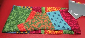 Invero Stirnband/ kleiner Schal, Mona Bonbon Bunt, tolles Mustern; Merino, Neu!! - Bild 1 von 2
