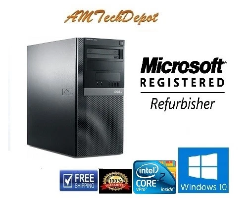 Dell Optiplex 960 Core2 Duo Vpro 3.0 ghz 8GB 500GB HDD MT Win10 Pro 64-Bit - Image 1 of 2
