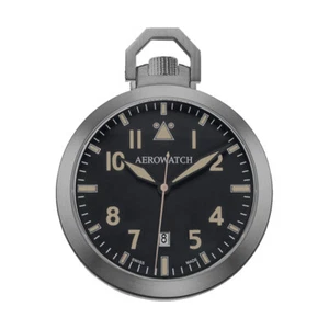AEROWATCH 42829 AA06 Taschenuhr Lépine Flieger Datum, 48mm - Bild 1 von 4