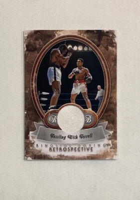 MUHAMMAD ALI 2011 RINGSIDE RETROSPECTIVE TRUNKS PATCH CASE TOPPER CARD #R12 4/10 - Image 1 of 2