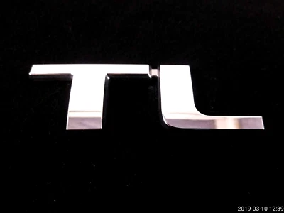 2004-2006 ACURA TL porta-malas traseiro emblema cromado logotipo emblema letras OEM - Imagem 1 de 2