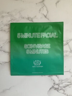 Tata Harper 5 Minute Facial cleanser & mask one-time use sealed NEW — 第 1/2 张图片