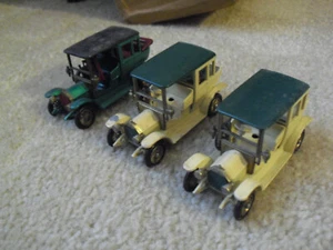Lot of 3 Vintage 1960s Lesney Matchbox of Yesteryear 1910 Benz Limousines - Picture 1 of 2