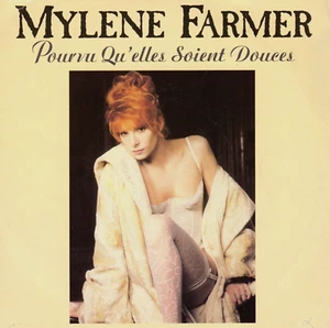 Mylène FARMER - Pourvu Qu'elles Soient Douces - Vinyle - 45 Tours - 1988 - Picture 1 of 1