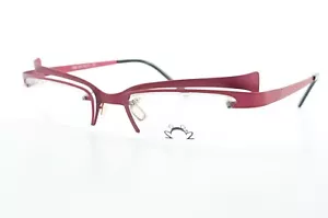 Mod de gafas Eye'DC Semillanta de metal flexible rojo V586 006 48-21 120 vintage Francia - Imagen 1 de 13