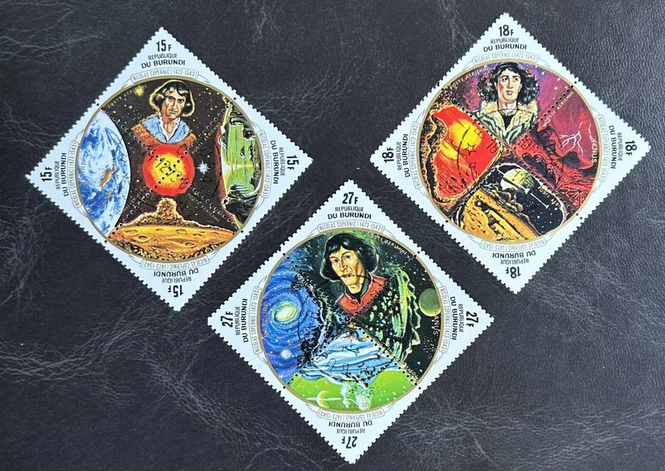 Burundi: 1973.  3 blocks of 4, "Zodiac'  SC# C183-C185 used. Lot #SB-3011 - Image 1 of 1