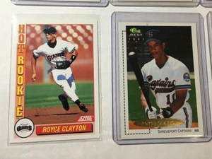 ROYCE CLAYTON 1991 CLASSIC BEST ROOKIE GOLD BC12 & 92 SCORE HOT RC CARD # 2 LOT 2 - Bild 1 von 1