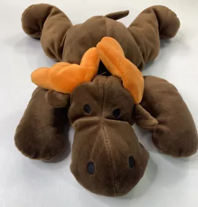 Ty Beanie Peluche Corna Alce 15" Grande Cuscino Marrone Pal 1998 Ritirato - Foto 1 di 11