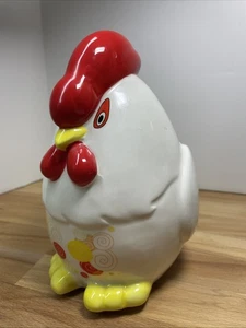 Wells Fargo Year Of The Rooster Piggy Bank Ceramic 7 Inches Tall Chicken - Picture 1 of 7