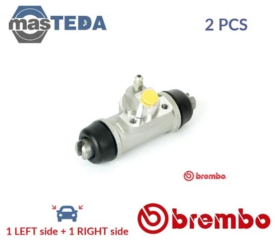 PAR DE CILINDROS DE FRENO DE RUEDA DE TAMBOR A 12 957 BREMBO 2 PIEZAS PARA PICK UP NISSAN Foto 1 de 4