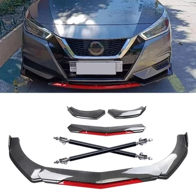 Front Bumper Lip Splitter Spoiler carbon fiber For Nissan Maxima 2009-2015 Body — 第 1/4 张图片