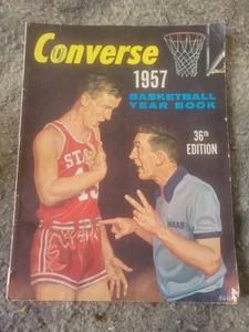 RARE 1957 CONVERSE Basketball Year Book 36th Edition - Bild 1 von 4