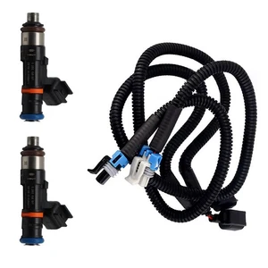 Fit For Polaris Ranger 800 2011-2017 Fuel Injector with Pigtail Harness 2PCS - Picture 1 of 11