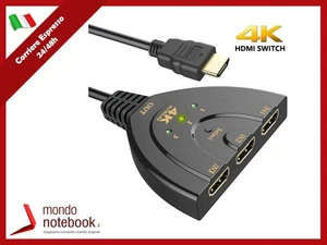 Switch Conmutador HDMI 3 Entradas 1 Salida Ultra Full HD 4K 1080p - Imagen 1 de 1