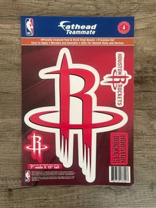 Houston Rockets Fathead NBA Vinyl Wall Decal 8x8” Peel Sticker Basketball Logo - Picture 1 of 1