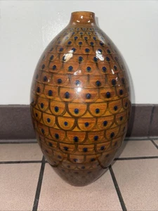Studio Art Pottery Vase Clay Pottery Porcelain MCM Art Marked Switzerland - Picture 1 of 9