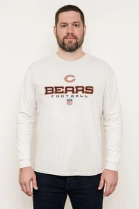 Camiseta blanca de manga larga de los Chicago Bears - Imagen 1 de 5