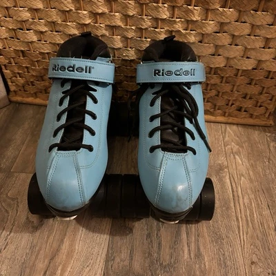 Patines de velocidad Riedell Dart Roller Derby para hombre talla 8, azul brillante Foto 1 de 4