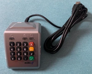 Kartenlesegerät Kobil CT Kaan Advanced HC2UOK1USB, Kartenleser silber, gebraucht - Bild 1 von 7