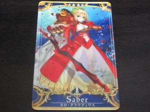 FGO Fate Grand Order Arcade Card Servant Nero Claudius Saber d NORMAL - Picture 1 of 2