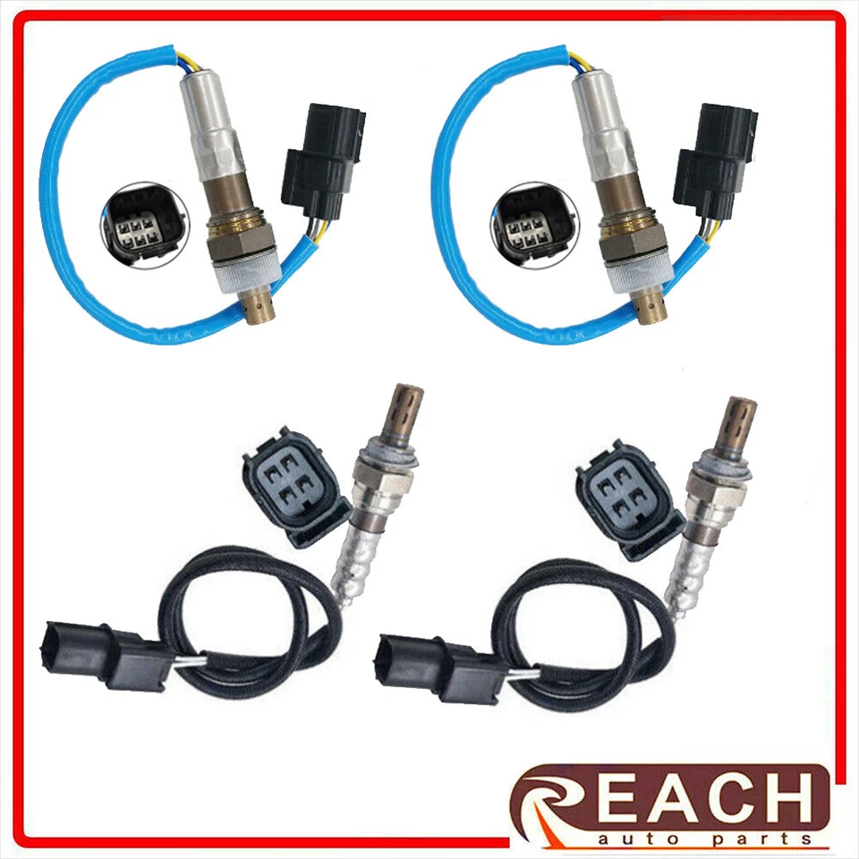Juego de 4 sensores de oxígeno aguas arriba + aguas abajo para Honda Odyssey 2008-2013 3,5 L V6 Foto 1 de 4